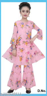 Vibrant Tinkle Funky Girls Kurta sets for kids aged 2-8 years, Indian traditional clothing